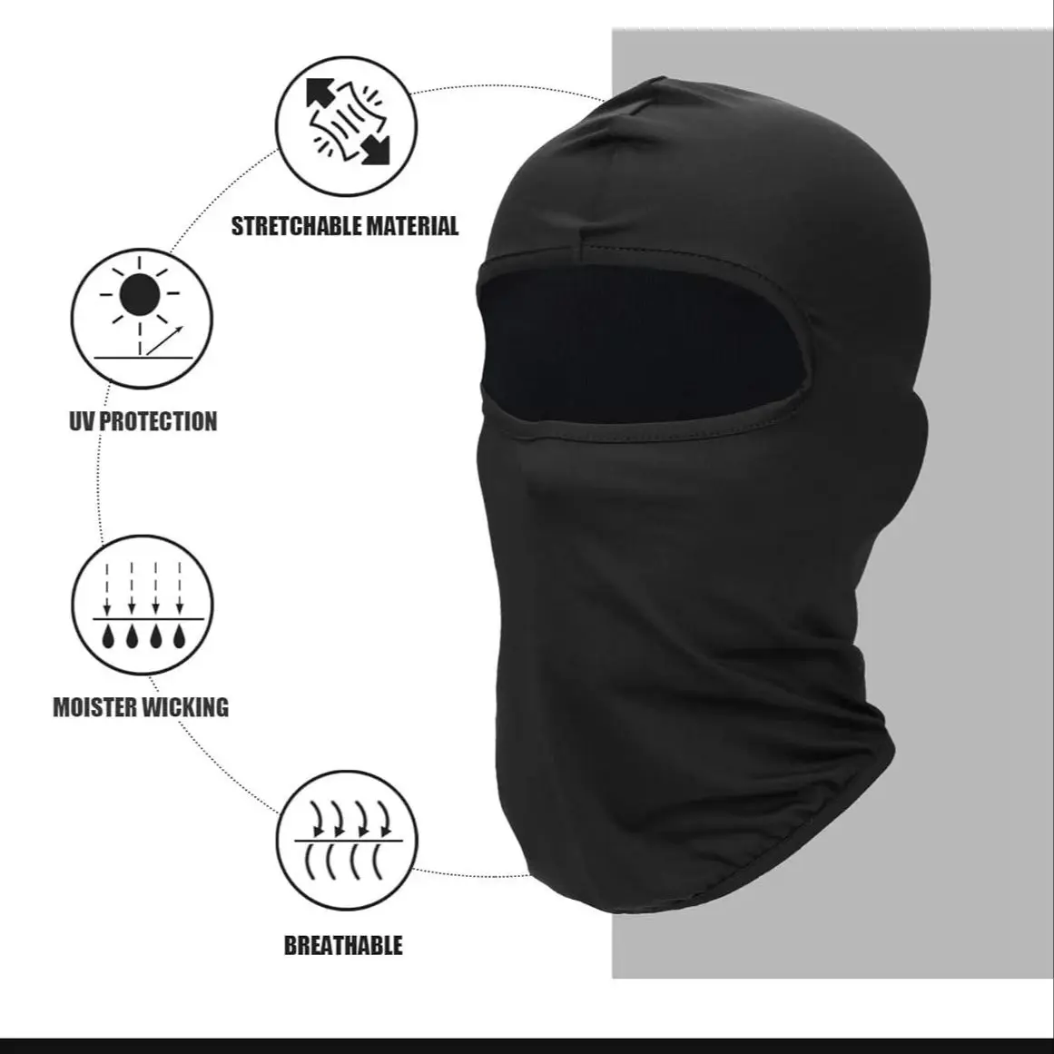 Balaclava For Women Cycling Caps Winter Ski Mask Helmet Liner Full Face Hat Head Warmer For Men Gorras Hombre UV Resistance