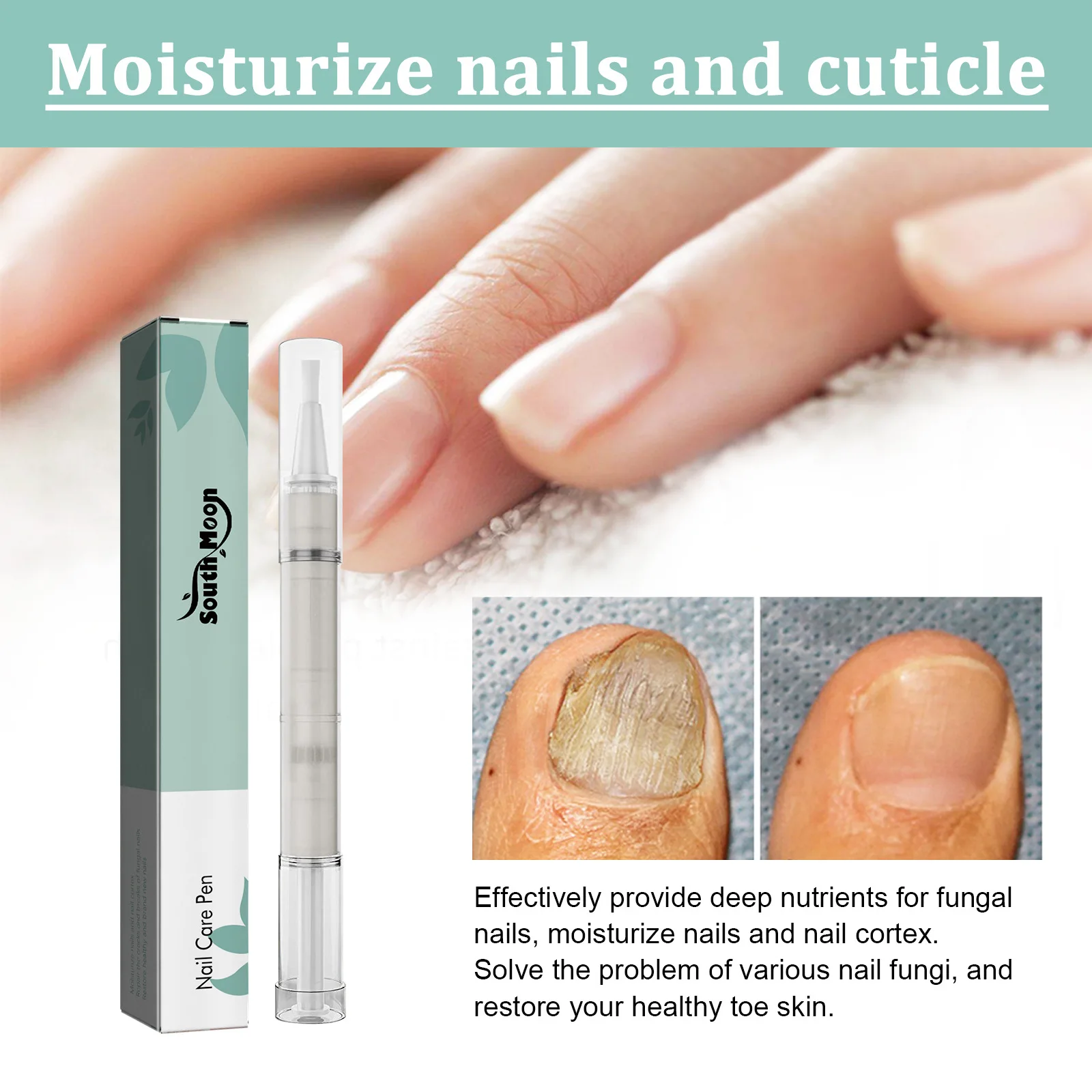 vibration,spa,pedicure, Nail Repair Pen for removing dead skin and barbed gray nails, nourishing and nourishing nail repair pen