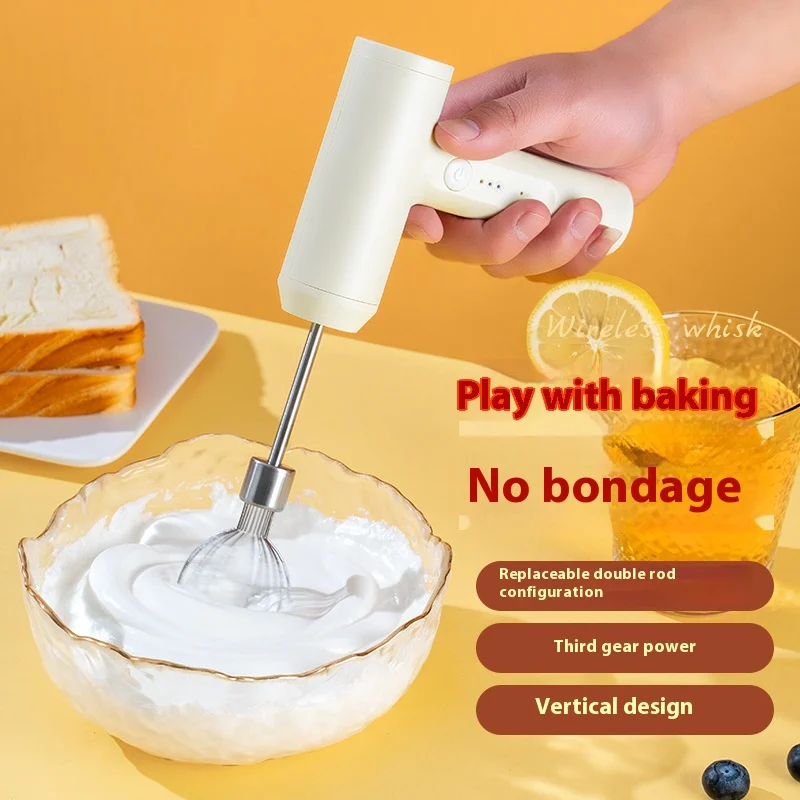 

2 in 1 Mixer Blender Kitchen Tools Hand Blender Electric Food Processor Set Milk Frother Whisk Cake Baking Kneading Mixer