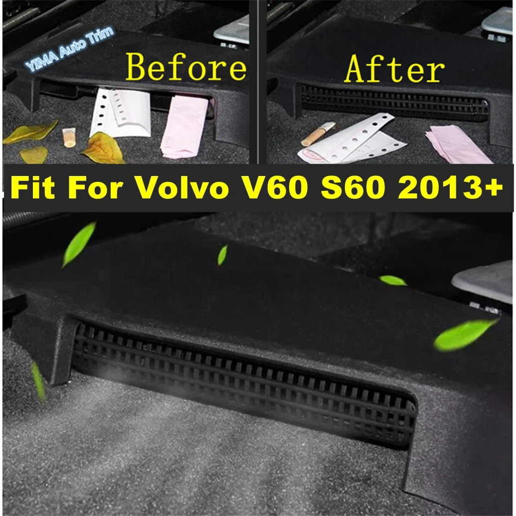 

Car Seat Under Heat Floor Air Conditioning AC Vent Outlet Dust Plug Cover Fit For Volvo V60 S60 2013 - 2018 Interior Accessories