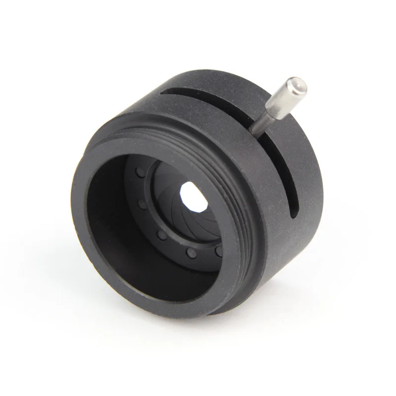 1mm-12mm C-mount Adapter Microscope Camera Adjustable Iris Diaphragm Aperture Condenser
