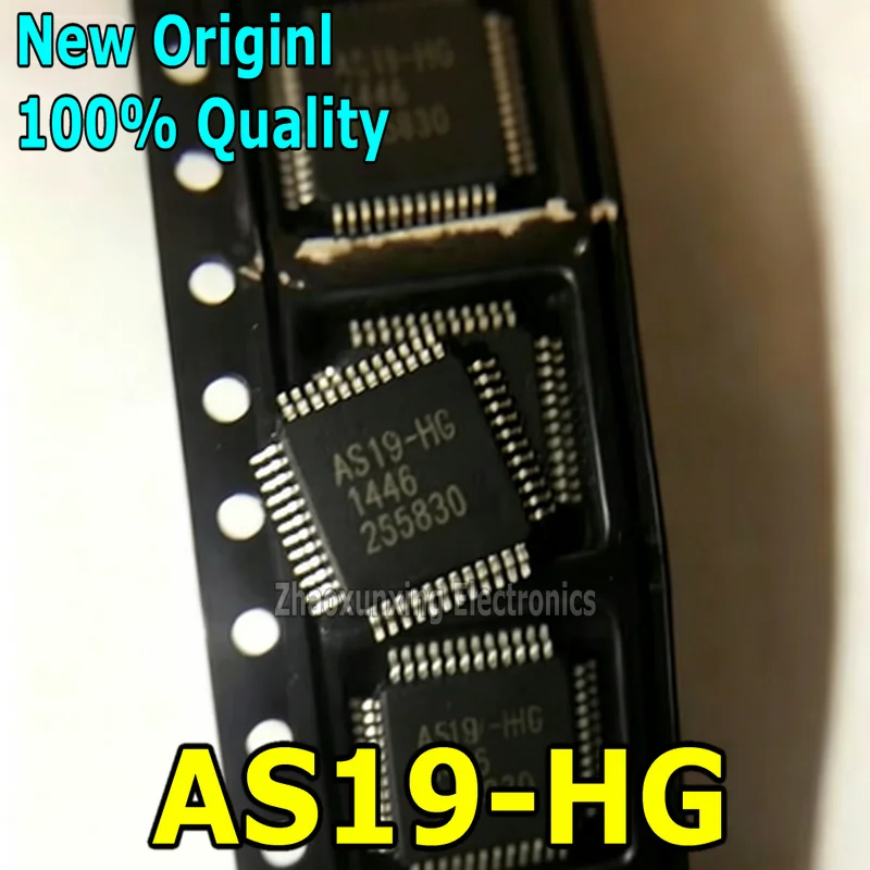 2~5PCS   New  AS19-HG AS19 HG  QFP-48 Package  LCD T-Con Board Chip