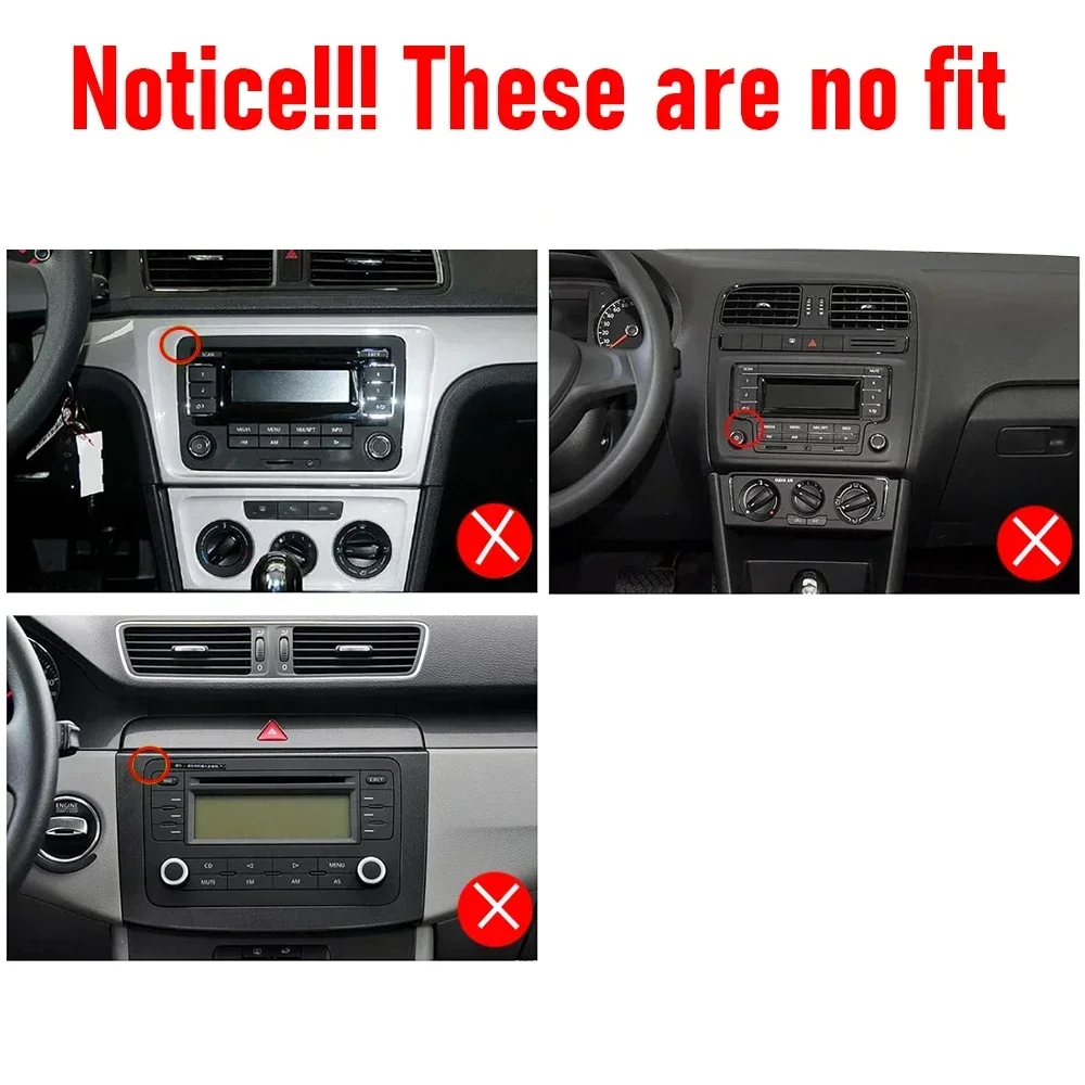 For VW Jetta A4 1999-2007 2 Din 7 Inch Android 15 Car Radio Wireless CarPlay GPS Navigation Touch Screen Multimedia Player
