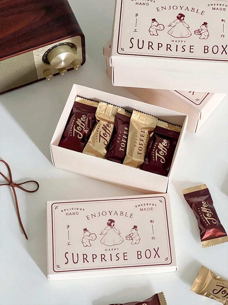 

Коробка для рисования на день защиты детей, торт из фасоли, сосновый ортомент, Madoeline Scone, конфеты, печенье, подарочная коробка ручной работы