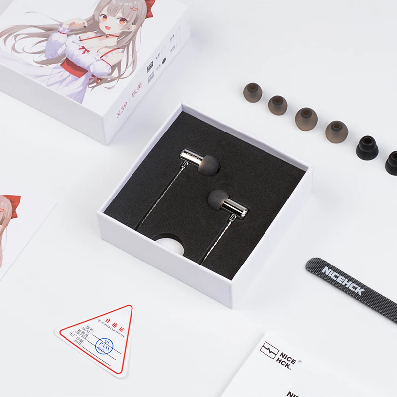 NICEHCK X39 3.5 مللي متر ميكروفون داخل الأذن سماعة 6 مللي متر مطلي بالتيتانيوم ديناميكي HIFI الموسيقى ياربود اجتماع النوم لعبة الصوتية IEM سماعة