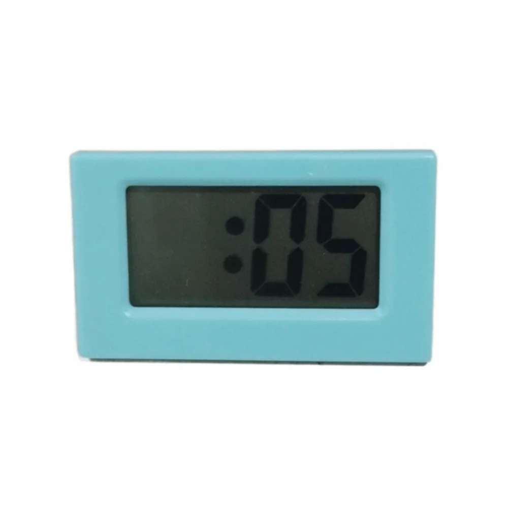 Creative Simple LED Digital Clock Mute Cute Mini Triangle Clock Time Display Desk Electronic Clock Home