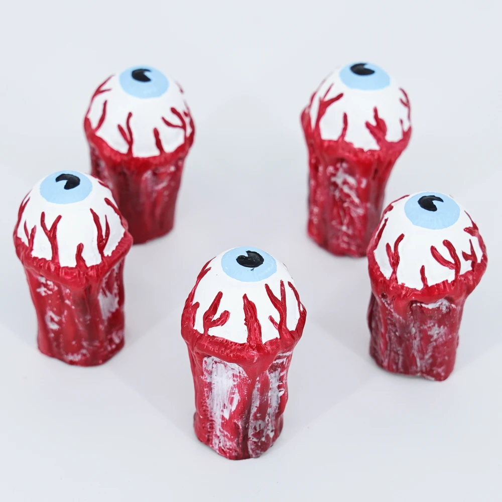 Cosplay Beetleejuices Betelgeuse Eyeball Fingers Gloves for Halloween Masquerade Horror Scray Funny Props