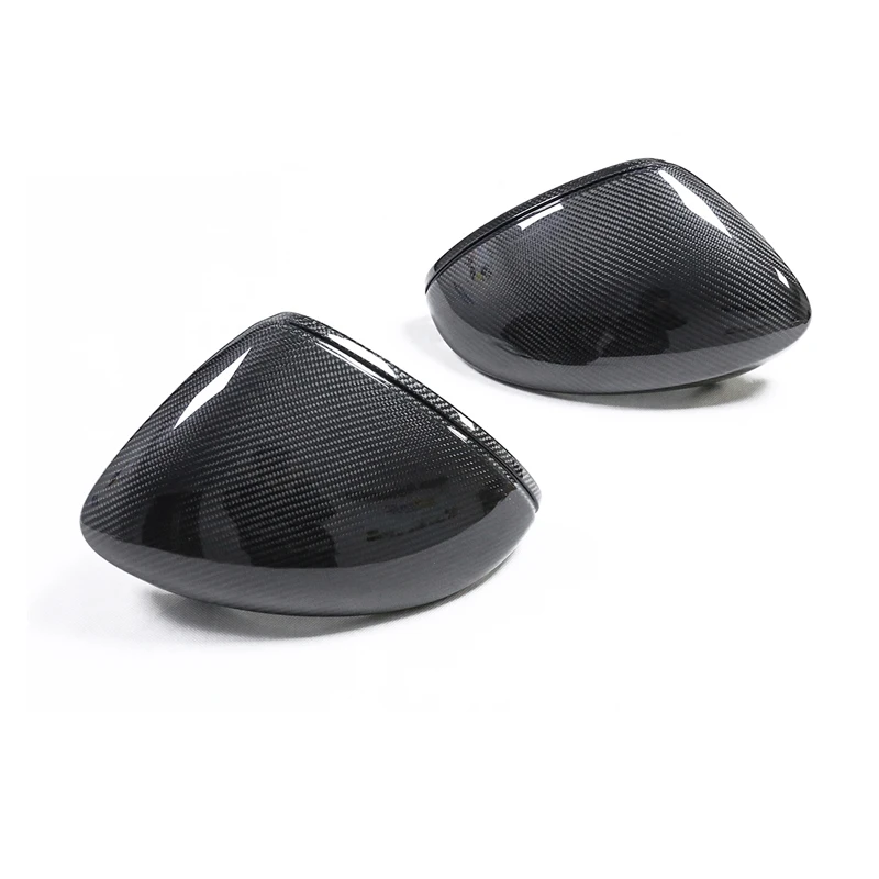 

Paktechz Dry Carbon Fiber Parts Mirror Caps Covers for Porsche 971 Panamera