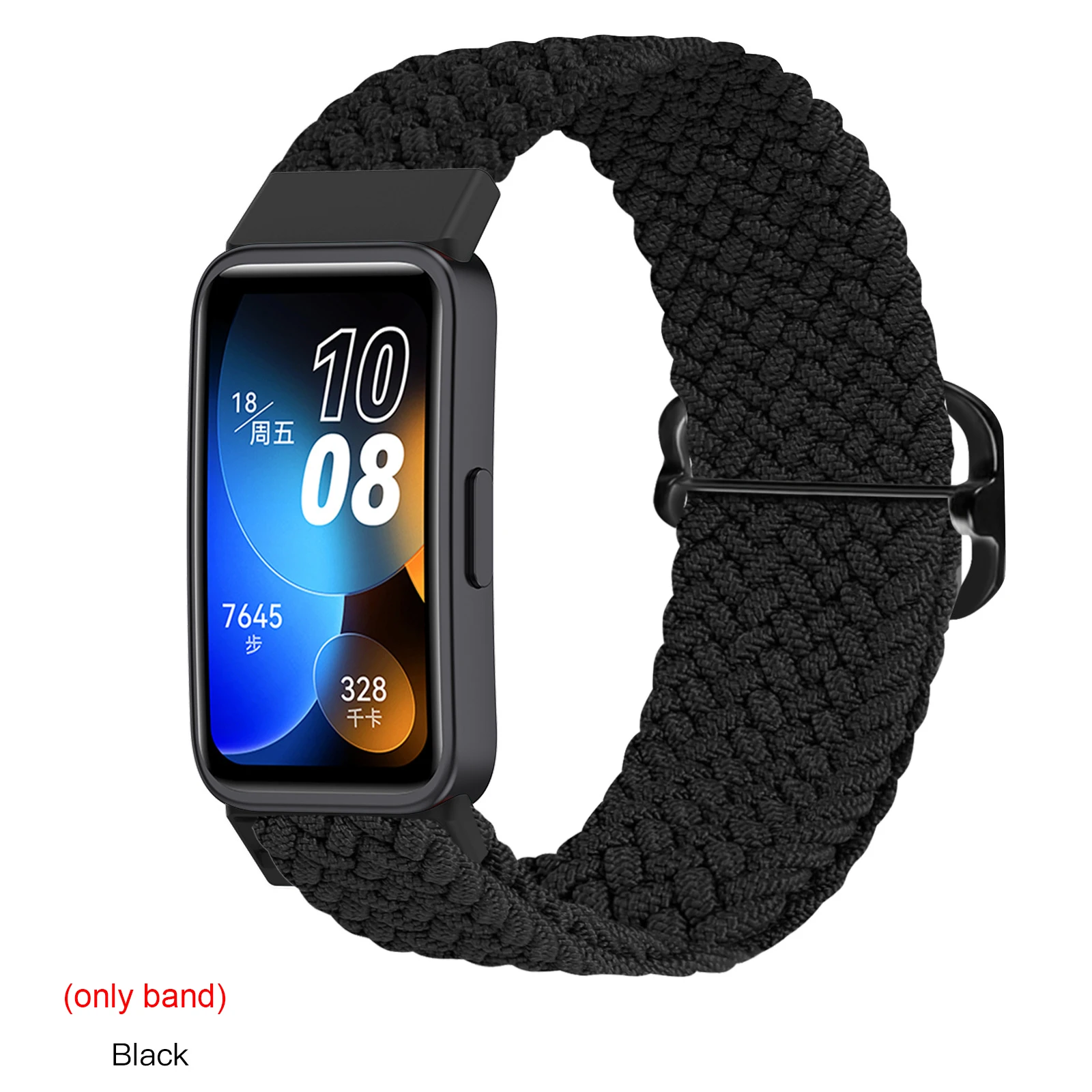 Solo Nylon Band für Huawei Band 8 geflochtene Sport Frauen Männer Uhr Armband Armband Schleife für Huawei Band 8 Teile