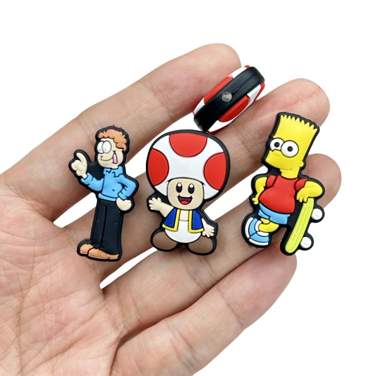 10PC DIY Cartoon Mini Silicone Beads Nipple Chain Bead Pen Bead Jewelry Accessories Focal Bead Food Grade Silicon For Baby Toys