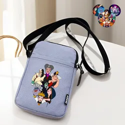 Disney Villain Nowa modna torba na telefon komórkowy Damska torba kurierska Mleczna bawełniana mini torba na ramię Wisząca szyja Torebka na monetyHandbag