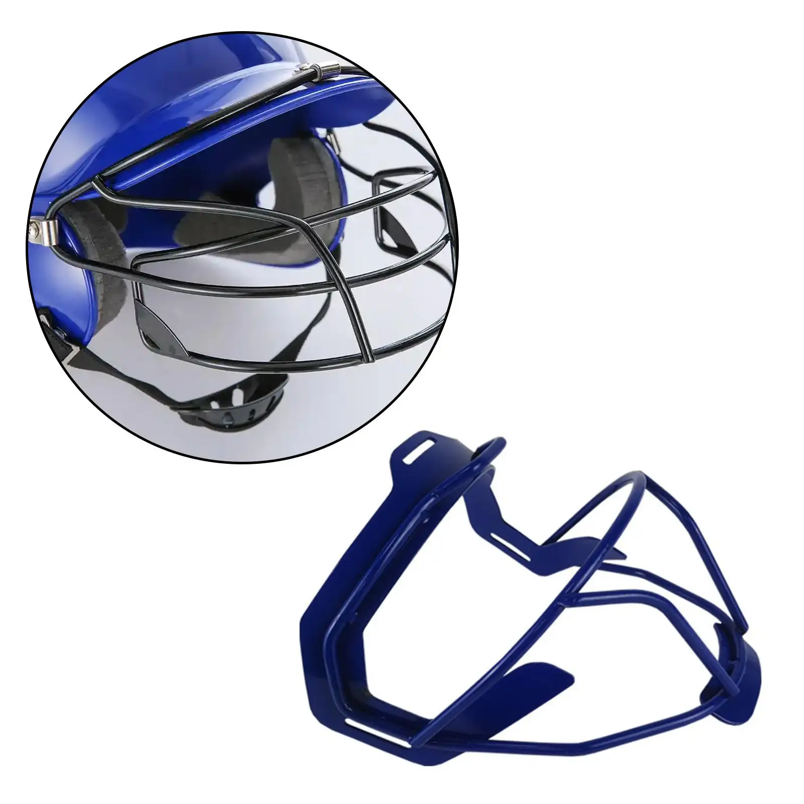 Softball Baseball Helmet Face Mask Batting Helmet Face Guard Kids Teens Adults Sturdy Outdoor Metal Wire Face Cover