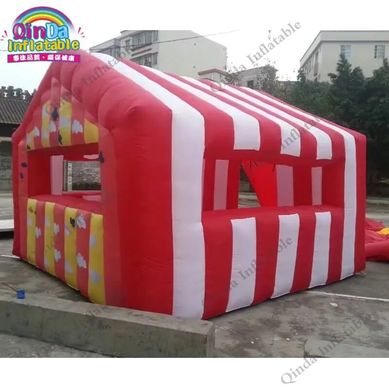 4*4*3M Inflatable Colorful Bouncer House, Inflatable Christmas Booth Tent For Promotion
