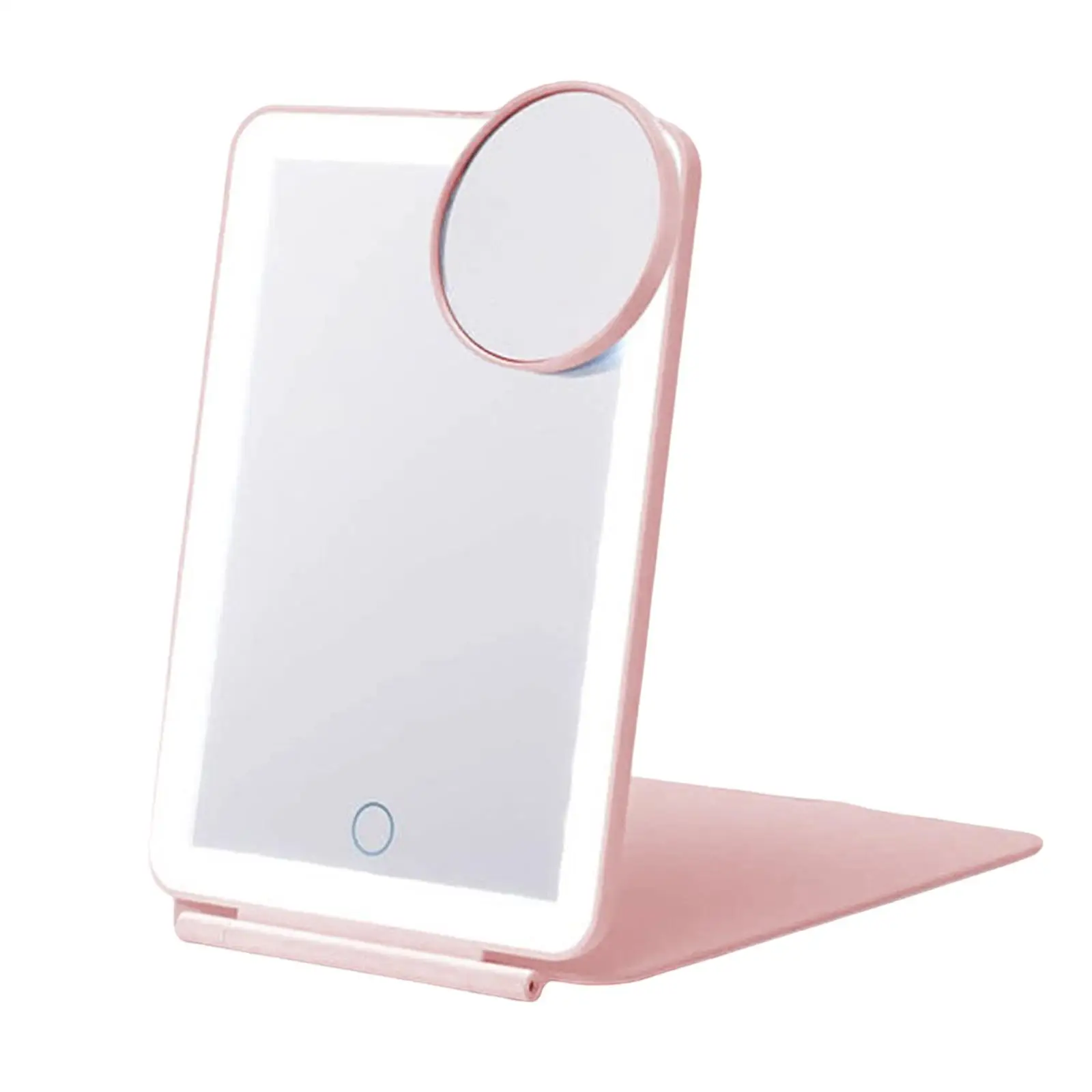 LED Foldable Travel Makeup Mirror, Tabletop Cosmetic Mirror with 72 LEDs,