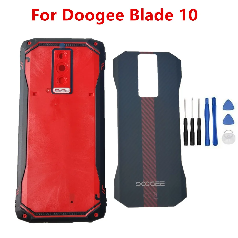 New For Doogee Blade 10 Mobile Phone Back Battery Case Housings Door Outside Decorative Cover Replacement