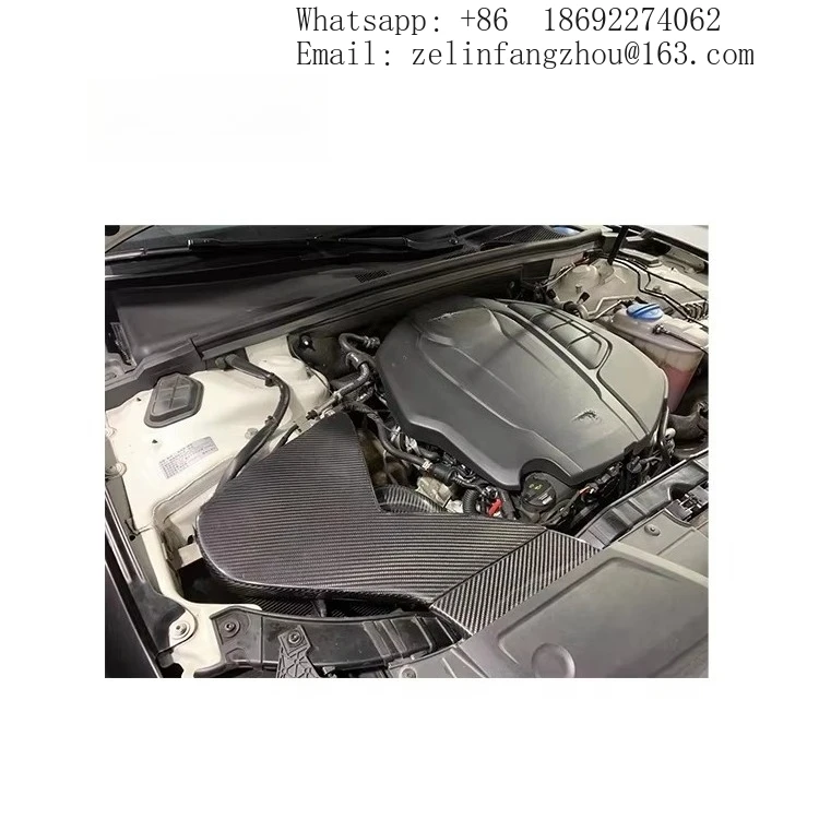100% Dry Carbon Fiber Cold Air Intake System For Audi A4 A5 1.8T Original Design Style Airspeed Brand