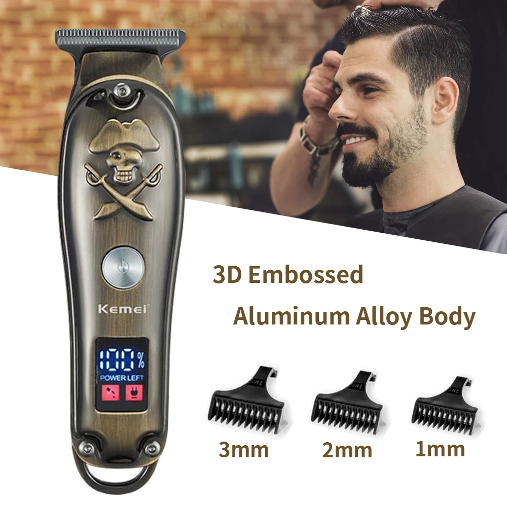 

Rechargeable Hair Trimmer For Men Shaver Beard Trimmer Professional Hair Clipper Hair Cutting Machine Barber Haircutter