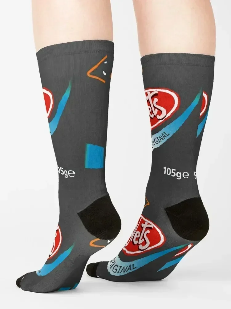 Twiglits Original Flavour Crisps design Socks crazy retro new in's football Socks Women Men's