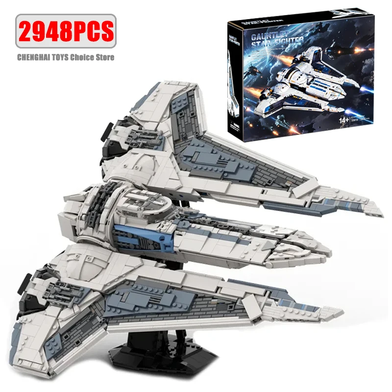 2948PCS Fighter Model Building Bricks MOC MOC-188327 Battleship Spacecraft Blocks Kit Aldults Collection Toys Gift For Adults