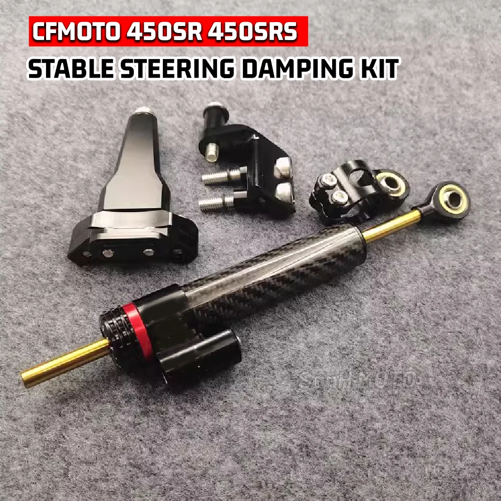 For CFMOTO 450SR 450SRS SR SRS Motorcycle Stabilizer Streeing Amper Mounting Bracket CNC Support Absorble Accessories