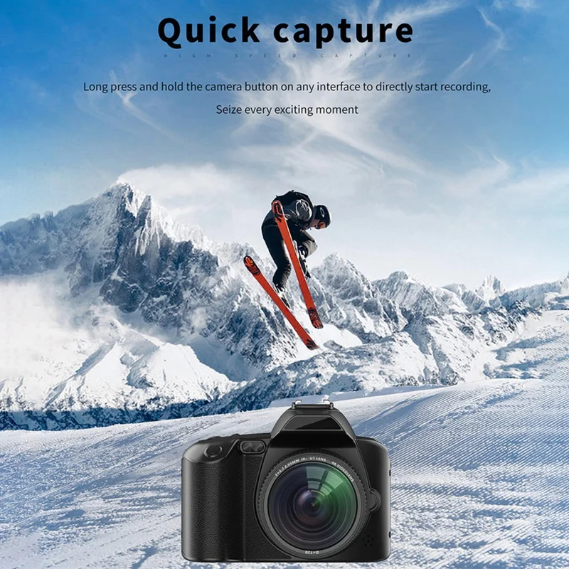 D5 6400Megapixel HD Wifi Digital Video Camera 4K Dual Lens Camcorder With Display 16X Zoom DSLR Camera No Memory Card