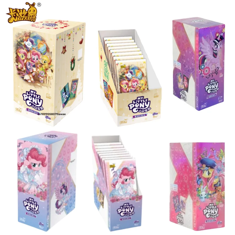 

KAYOU New My Little Pony Friendship Forever Card Series, аутентичная сумка Moonlit Bag, коллекционная карточка, товары в стиле аниме, Рождественский подарок
