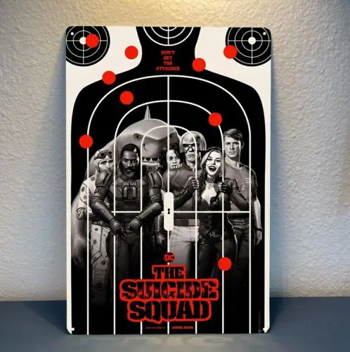 Y1,The suicide suad Movie Metal Poster - Collectable Tin Sign 20x30cm