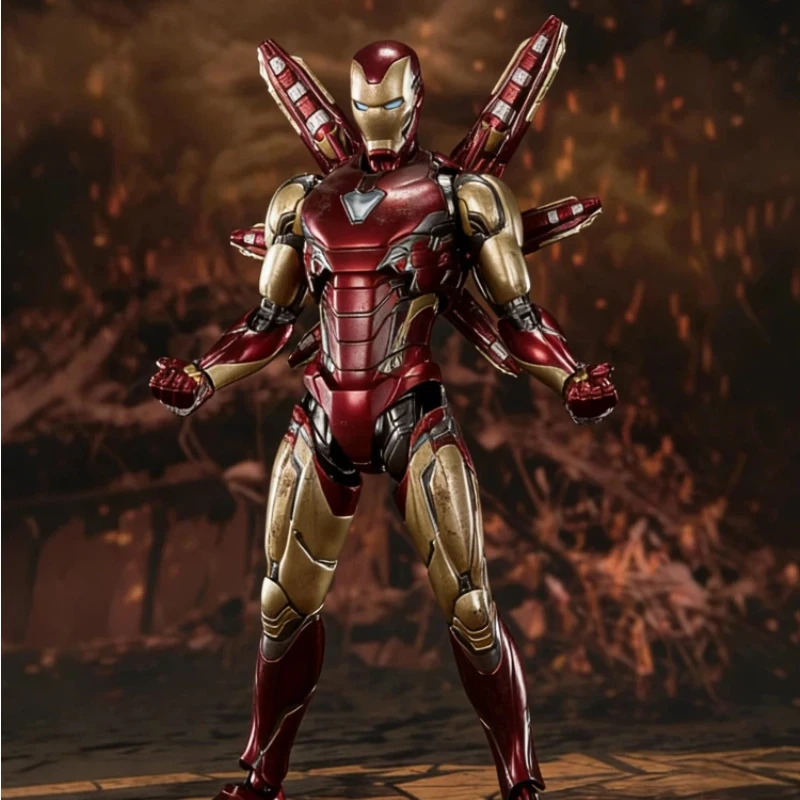 Shf アイアンマン アクションフィギュア アベンジャーズ エンドゲーム 16 センチメートル関節可動モデルグッズおもちゃアクセサリー付きスーパーヒーロー置物ギフト
