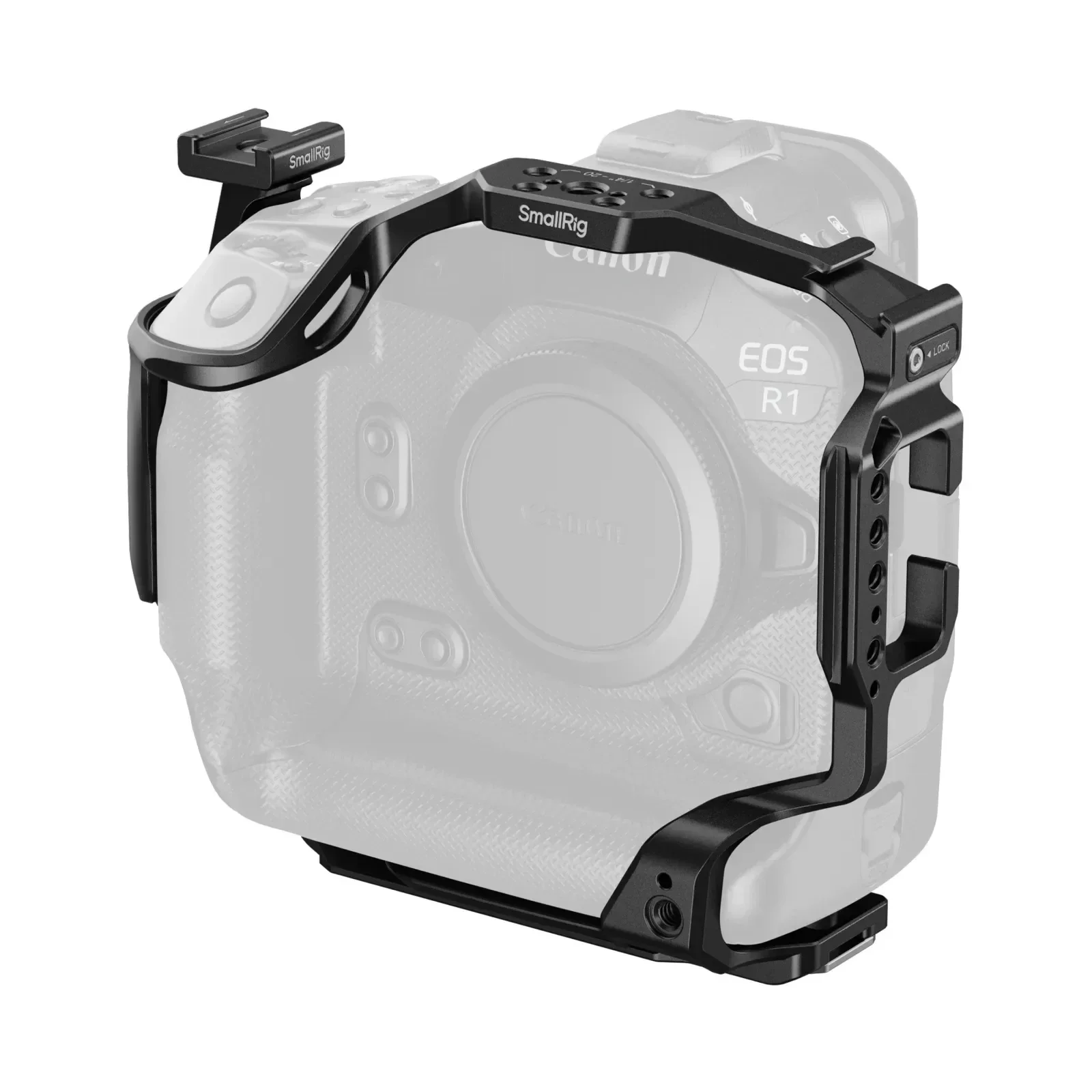 

In stock SmallRig EOS R1 Cage for Canon EOS R1, w Detachable Cold Shoe Mount for Gimbal Built-in Arca-Swiss Quick Release Plates
