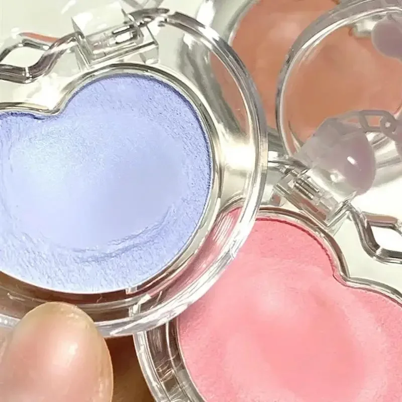 Jill leen amor blush argila creme única cor destacando e contorno blush roxo azul fosco destacando expansão