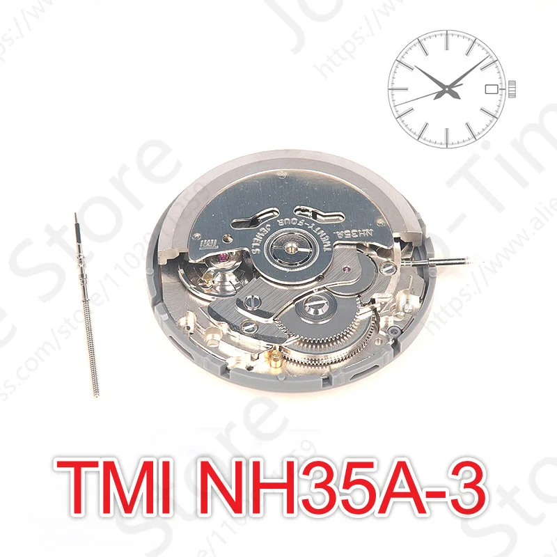 Japan NH35 Watch movement accessories brand new mechanical NH35a movement three needle fully automatic precision work orig