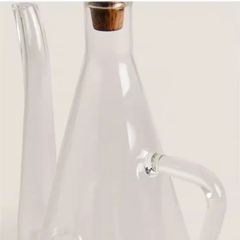 Glass oil pot Large capacity household kitchen soy sauce pot olive oil bottle kitchen storage