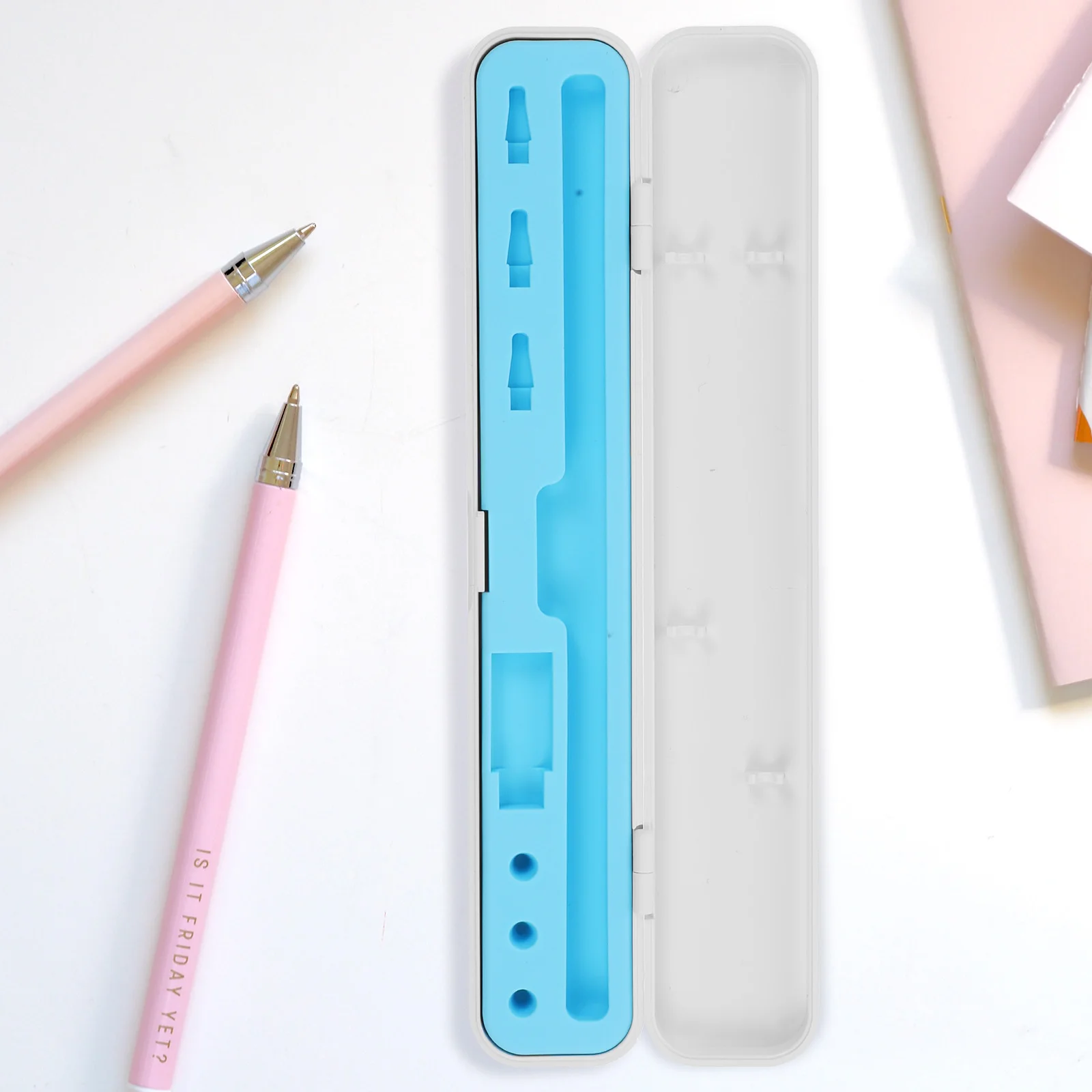 

Pouch Capacitive Pen Storage Box for Silica Gel Digital Stylus Holder Attachment