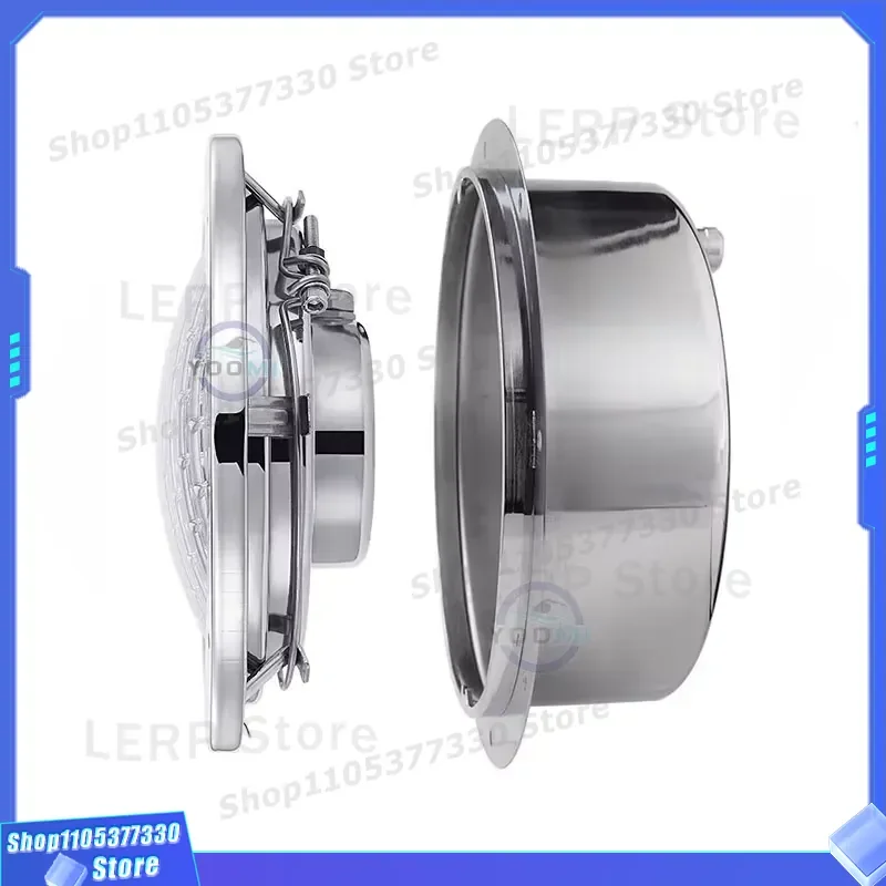 RGB LED Underwater Pool Light Recessed Stainless Steel Swimming Lamp for Above Ground Inground Water Feature Decoration Safe