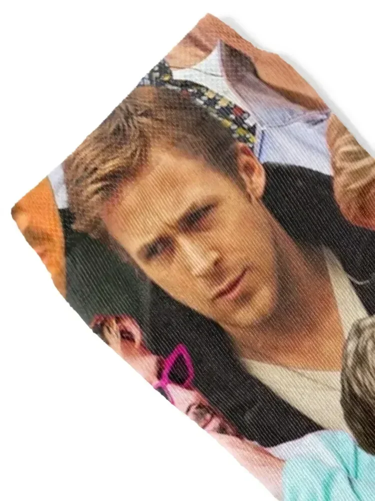 Ryan Gosling Photo Collage Socks snow new year Men's Socks Women's