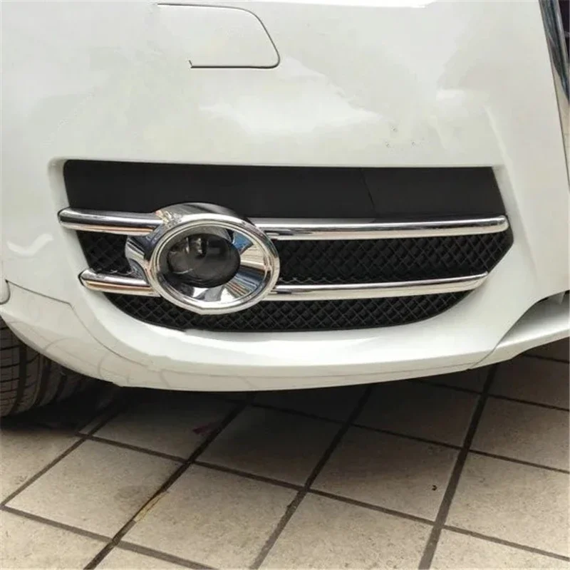 

WELKINRY For Audi Q3 8U 1st Generation 2012-2015 ABS Chrome Car Head Front Tail Rear Fog Lamp Light Cover Trim