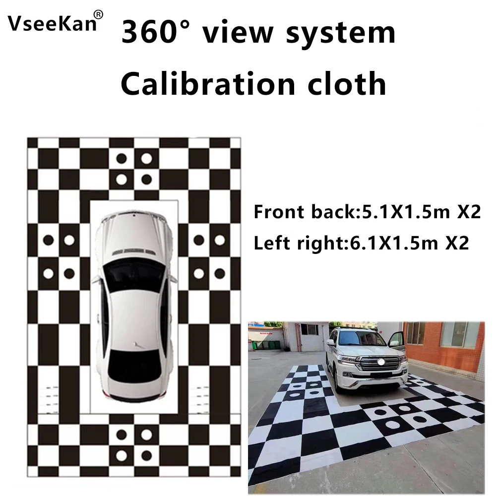 Automobiel 360-beeldsysteem dat debuggingdoek verbindet, kalibratedoek, automatische kalibratedoek, kalibratedoek, debuggin