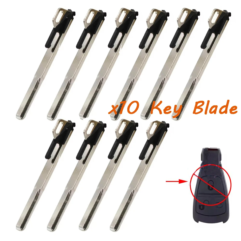 

KEYECU 10, пустой лезвие дистанционного ключа для Mercedes Benz E C S CLK E430 S500 CLK320 1997 1998 1999 2000 2001 2002