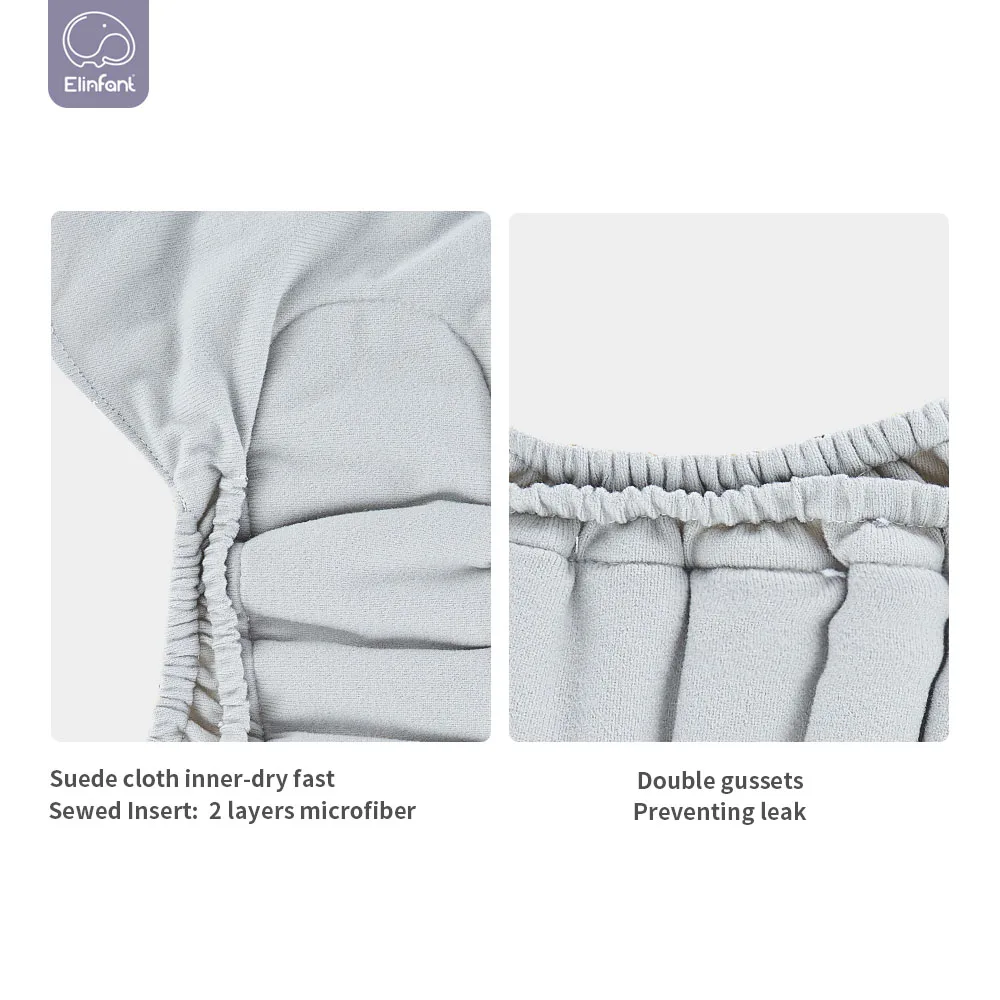 HappyFlute gambar Unicorn kain Suede Super lembut desain kancing dalam popok kain bayi baru lahir yang sangat tahan air & berpori