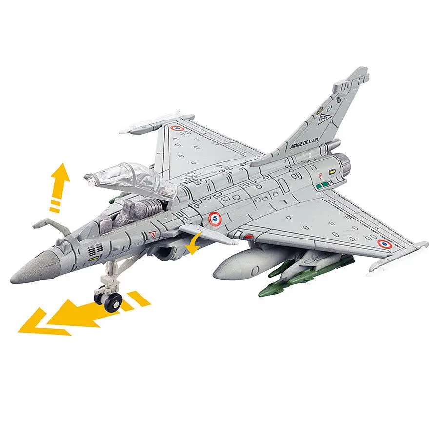 

1:72 Dassault Rafale Attack Aircraft Model Fighter Jet Toys Creative Military Series Building Blocks for Boys Xmas Birthday Gift
