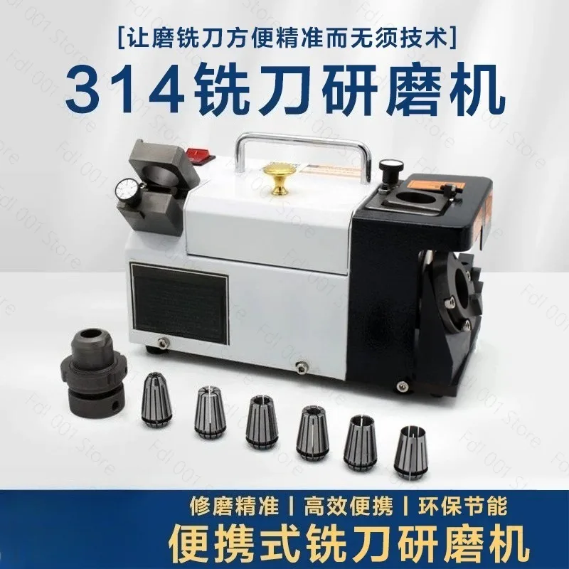 Portable High Precision Tungsten Steel Milling Cutter Grinder 3-14 End Small Fool Milling Tool for Precision Work