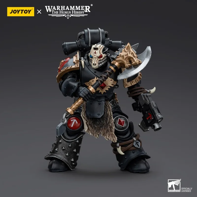 [Spot goods]1/18 JOYTOY Warhammer 40k Action Figure Space Wolves Leman Russ Primarch of The VIth Legion deathored Pack 4 Model