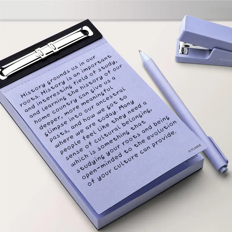 50 Sheets of Plande Note Book Can Be Torn Student Study Memo Hand Account Non-adhesive Notepad Blank Note Book Pocket Stationery