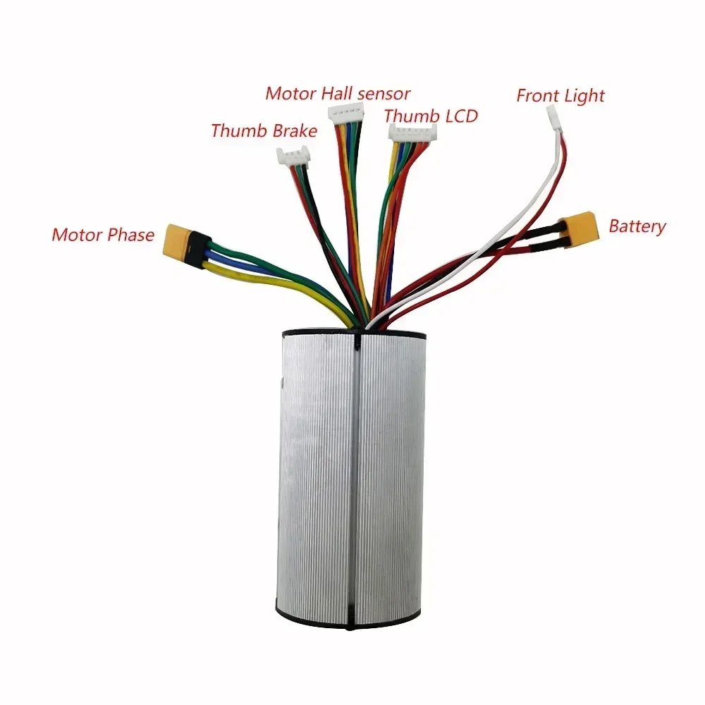 24/36V Electric Scooter Controller LCD Display Control Panel Brake Set Extension Cord Replacement Electric Scooter Accessories