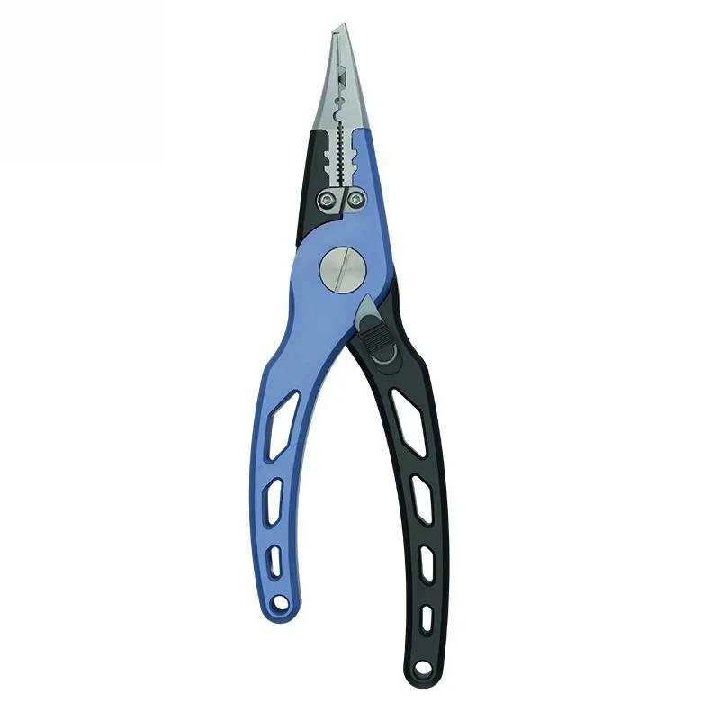 

Aluminum Fishing Pliers Hook Remover Braid Line Cutting Stream Use Portable Durable