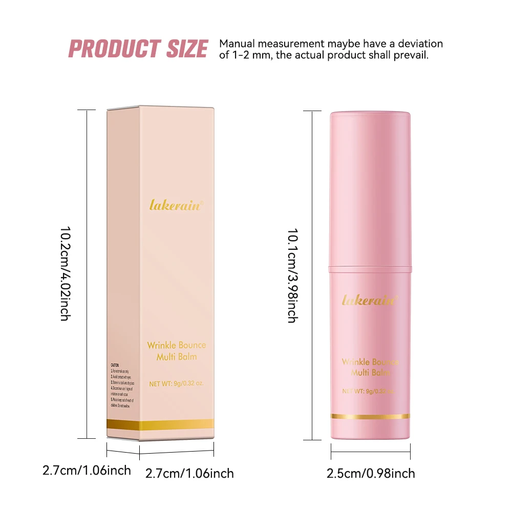 lakerain Pink Cooling Moisturizing Hydrating Stick แท่งให้ความชุ่มชื้นยาวนานสําหรับผิวหน้าและริมฝีปาก