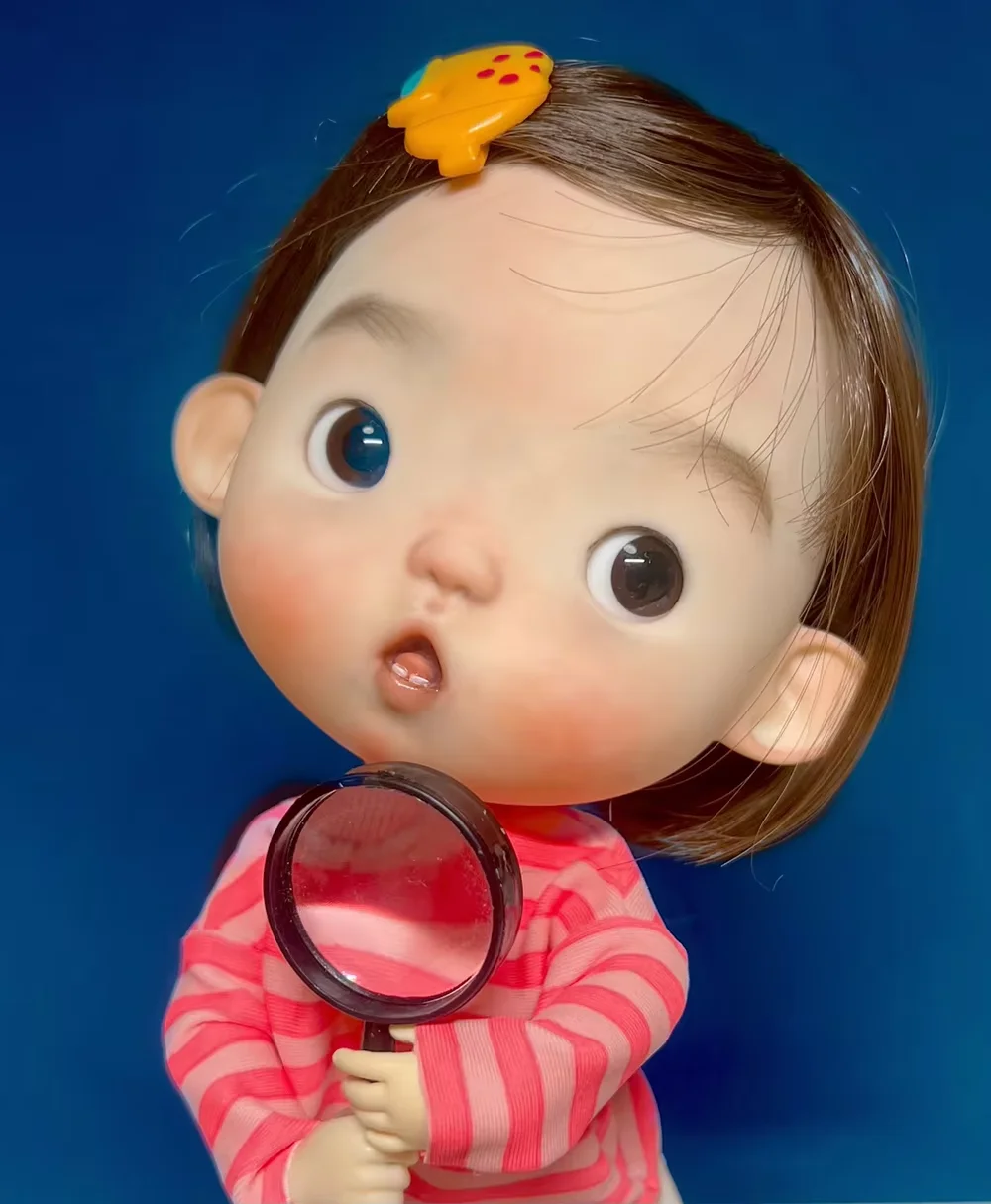 متجر دمية SD BJD الجديد 1/12- xiaomanggua Harz Spielzebug Modell Kopf Zubeh Ör Spielzebug #1