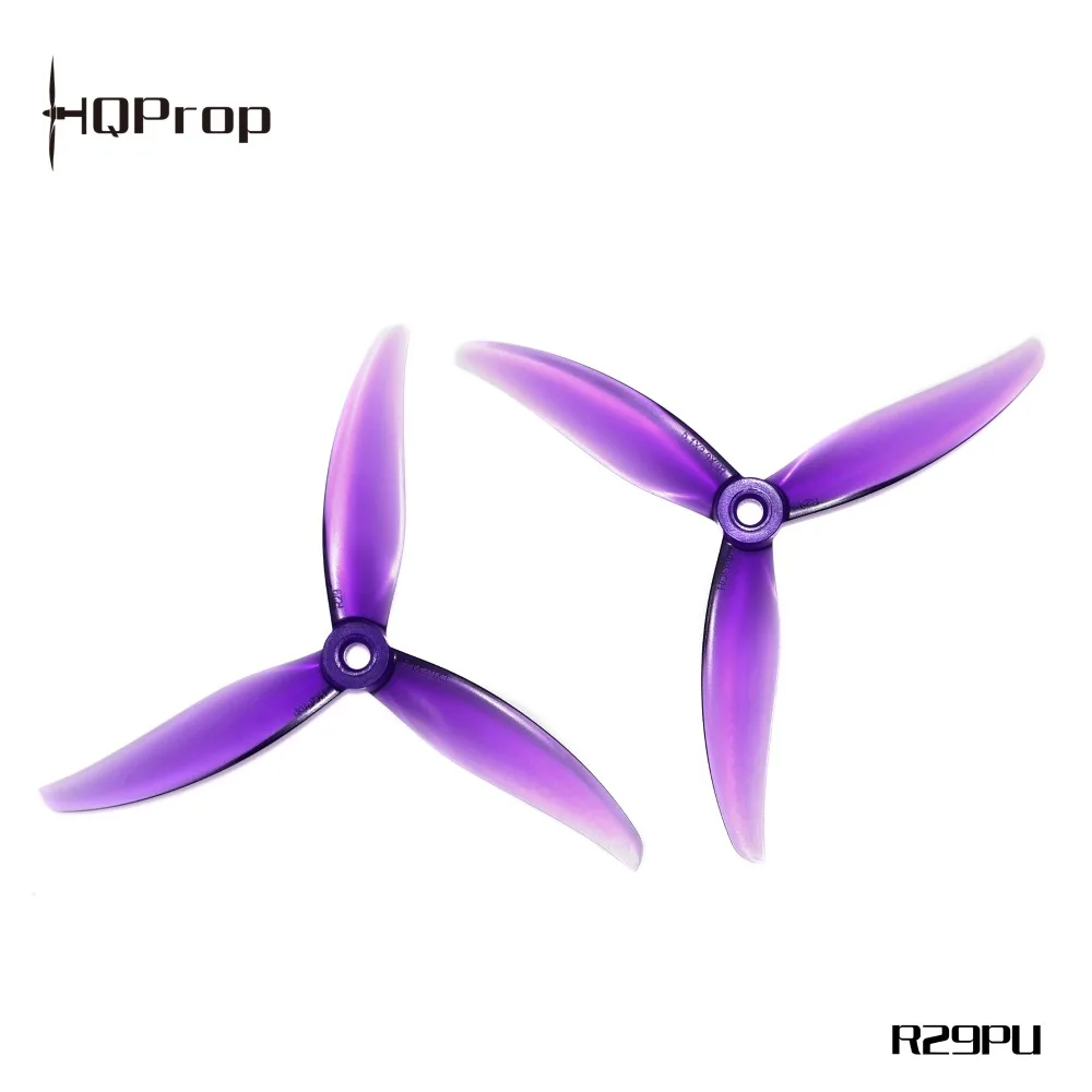 6 пар пропеллеров HQProp 5129 R29, 3 лопасти из поликарбоната для FPV Racing RC Drone Quadcopter Multirotor Part