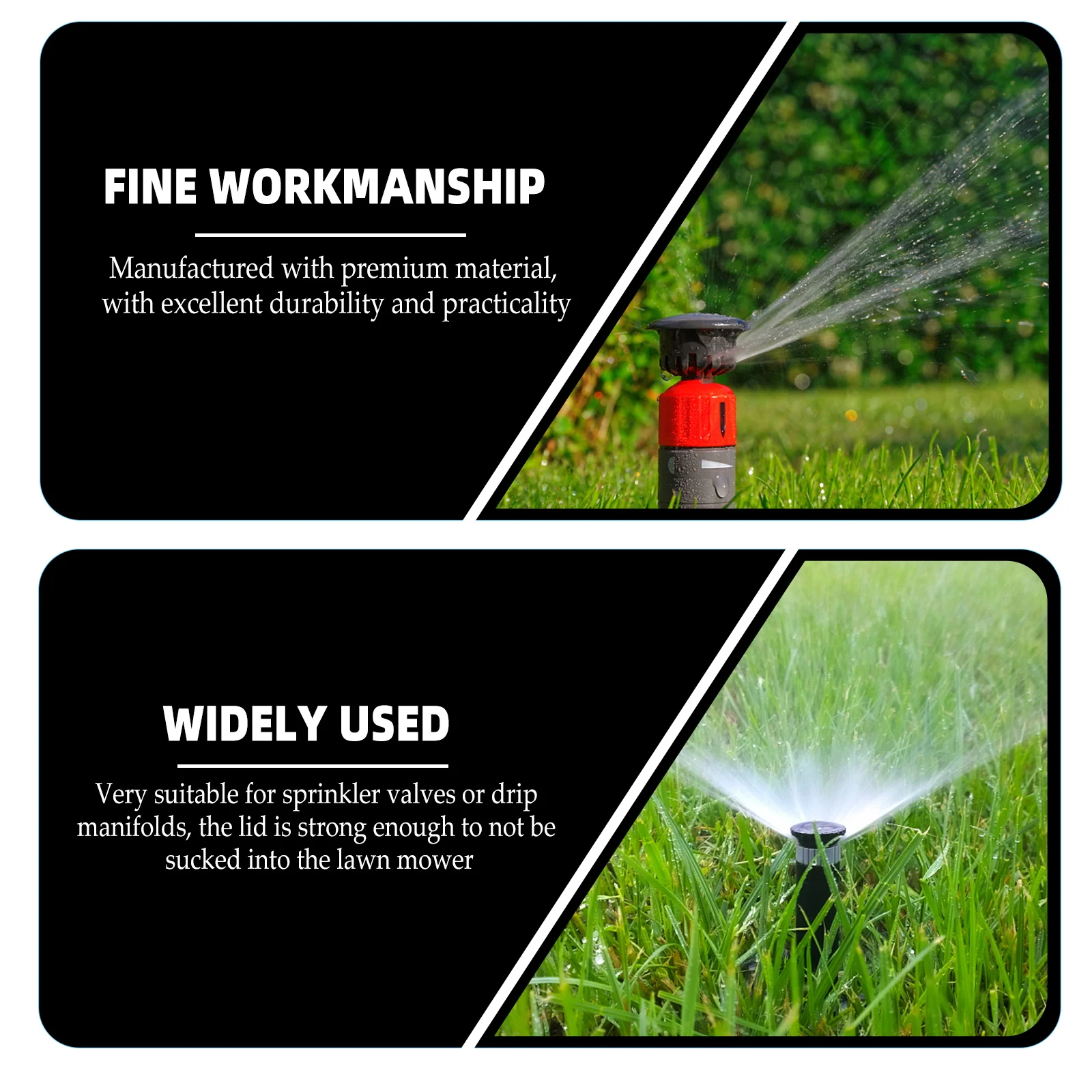 

2 Pcs Valve Box Cover Sprinkler System Durable Sprinkler Valves Box Cover Green Lid Garden Watering Equipment Pet Supplies