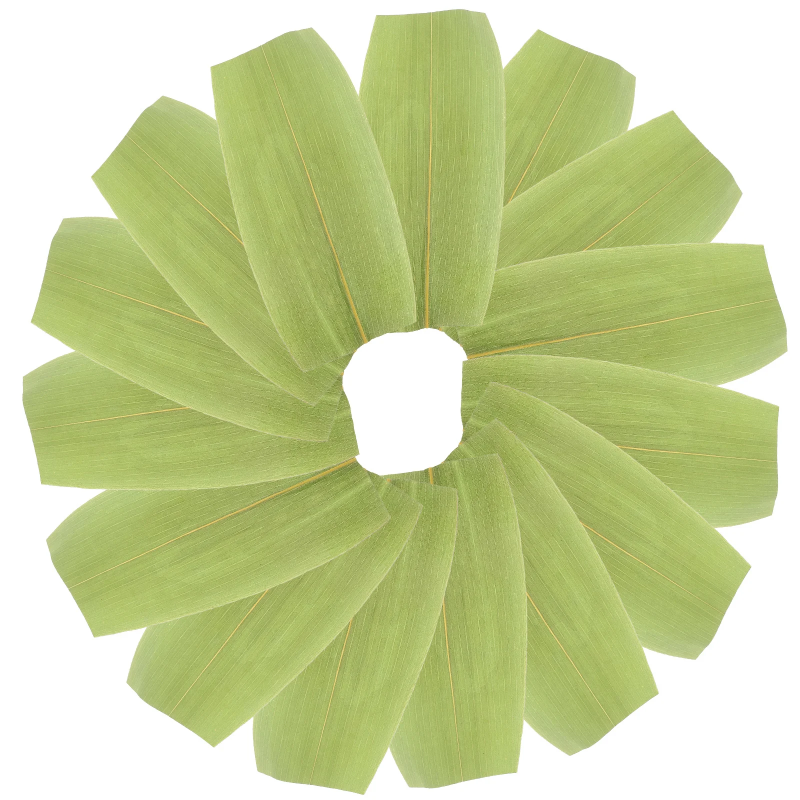 

100pcs Bamboo Leaves Sushi Decor Sashimi Plate Decoration Leaves Shape Dish Ornament For Grilled Meat Cold Dish Japanese Food